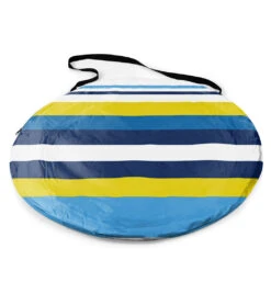 Picnic Time Manta Popup Sun/Wind Shelter Beach Tent -Swimming Equipment Shop 8638665949352 beachstripes 6a