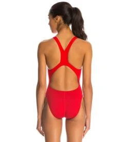 Speedo Women's Guard Super Pro One Piece Swimsuit -Swimming Equipment Shop 8638685216936 red 3a