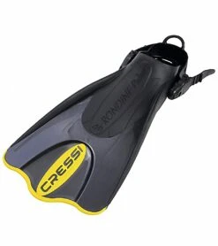 Cressi Short Adjustable Travel Fin -Swimming Equipment Shop 8638698553512 blackyellow 3a