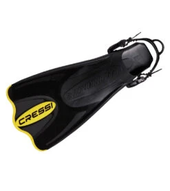 Cressi Short Adjustable Travel Fin -Swimming Equipment Shop 8638698553512 blackyellow 5a
