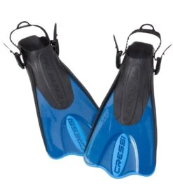 Cressi Short Adjustable Travel Fin -Swimming Equipment Shop 8638698553512 blue 1a