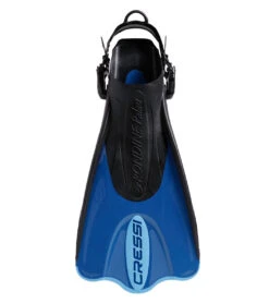 Cressi Short Adjustable Travel Fin -Swimming Equipment Shop 8638698553512 blue 2a