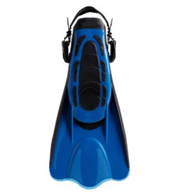 Cressi Short Adjustable Travel Fin -Swimming Equipment Shop 8638698553512 blue 3a