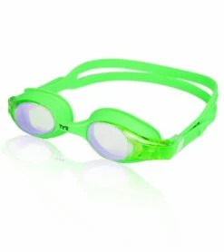 TYR Kids' Swimple Metallized Goggle -Swimming Equipment Shop 8638769922216 electriclime 1a