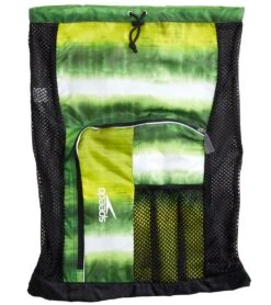 Speedo Deluxe Ventilator Mesh Bag 30 Speedo Deluxe Ventilator Mesh Bag -Swimming Equipment Shop 8638833524904 tiedyegreen 1a