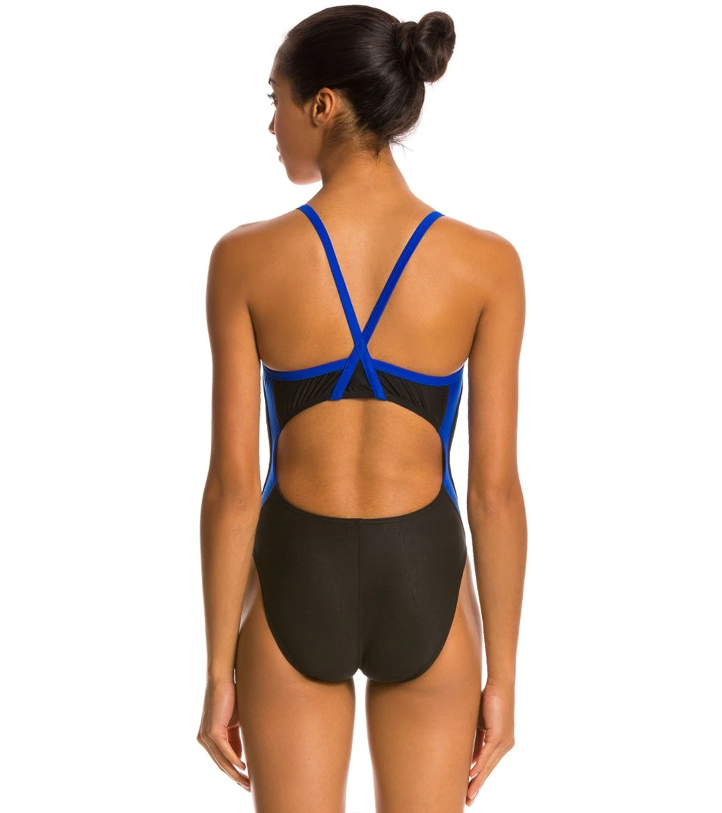 Waterpro Poly Splice Thin Strap One Piece Swimsuit 15 Waterpro Poly Splice Thin Strap One Piece Swimsuit - Image 13