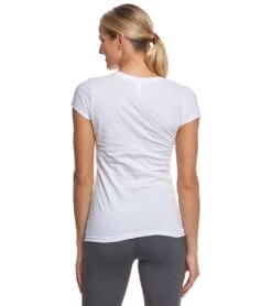 USMS Women's Classic V-Neck T-Shirt -Swimming Equipment Shop 8638899028136 white 3a