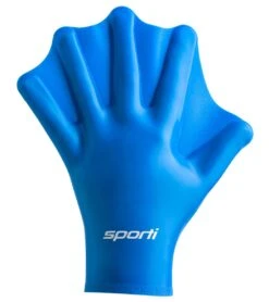 Sporti Silicone Webbed Fitness Gloves -Swimming Equipment Shop 8638907318440 blue 2a