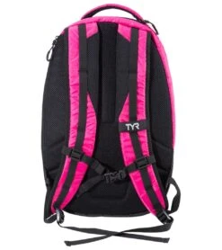 TYR Victory Backpack -Swimming Equipment Shop 8638950342824 pinkblack 3a