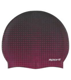 Sporti Molecule Silicone Swim Cap 37 Sporti Molecule Silicone Swim Cap -Swimming Equipment Shop 8638993694888 pinkblack