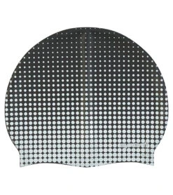 Sporti Molecule Silicone Swim Cap 38 Sporti Molecule Silicone Swim Cap -Swimming Equipment Shop 8638993694888 whiteblack 1a