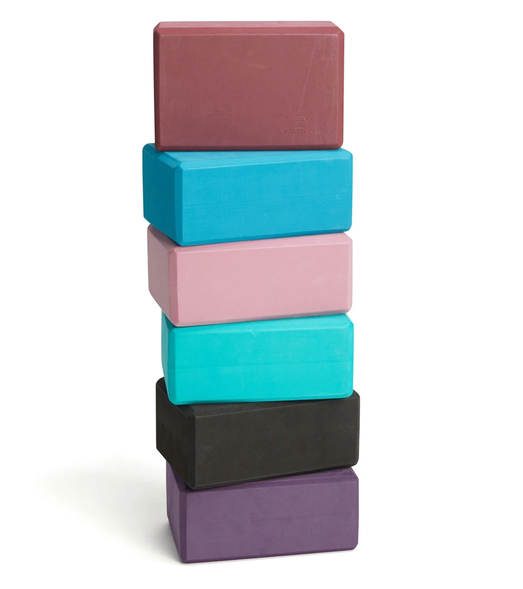 Everyday Yoga 4 Inch Foam Yoga Block 3 Everyday Yoga 4 Inch Foam Yoga Block