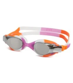 TYR Vesi Tie Die Junior Mirrored Goggles 11 TYR Vesi Tie Die Junior Mirrored Goggles -Swimming Equipment Shop 8639027839144 silverpurpleorange