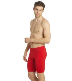 Sporti HydroLast Solid Jammer Swimsuit (22-44) 40 Sporti HydroLast Solid Jammer Swimsuit (22-44) -Swimming Equipment Shop 8639087935656 red 3a