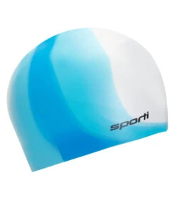 Sporti Long Hair Multi Silicone Swim Cap 39 Sporti Long Hair Multi Silicone Swim Cap -Swimming Equipment Shop 8639191187624 blue