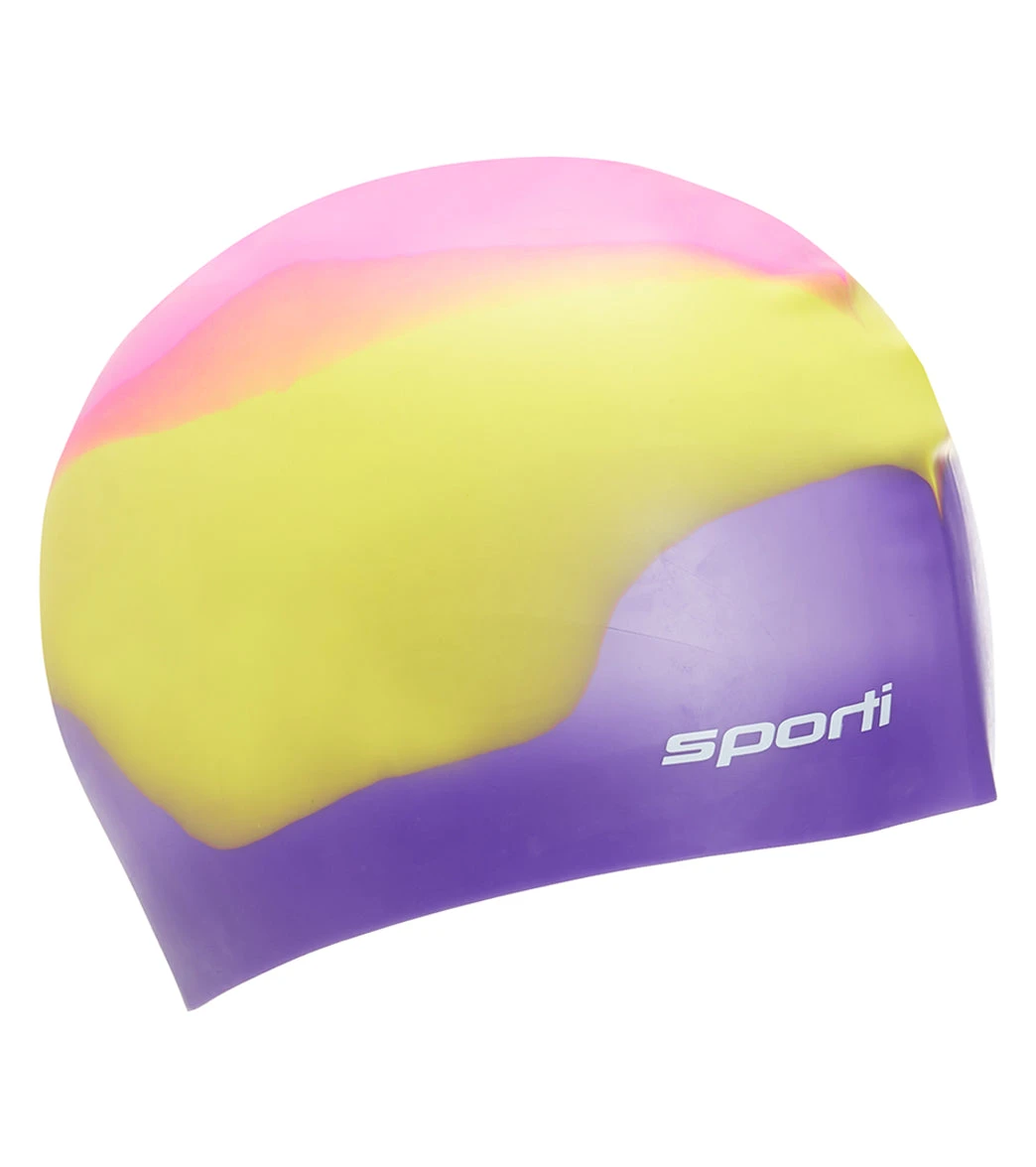 Sporti Long Hair Multi Silicone Swim Cap 9 Sporti Long Hair Multi Silicone Swim Cap - Image 7