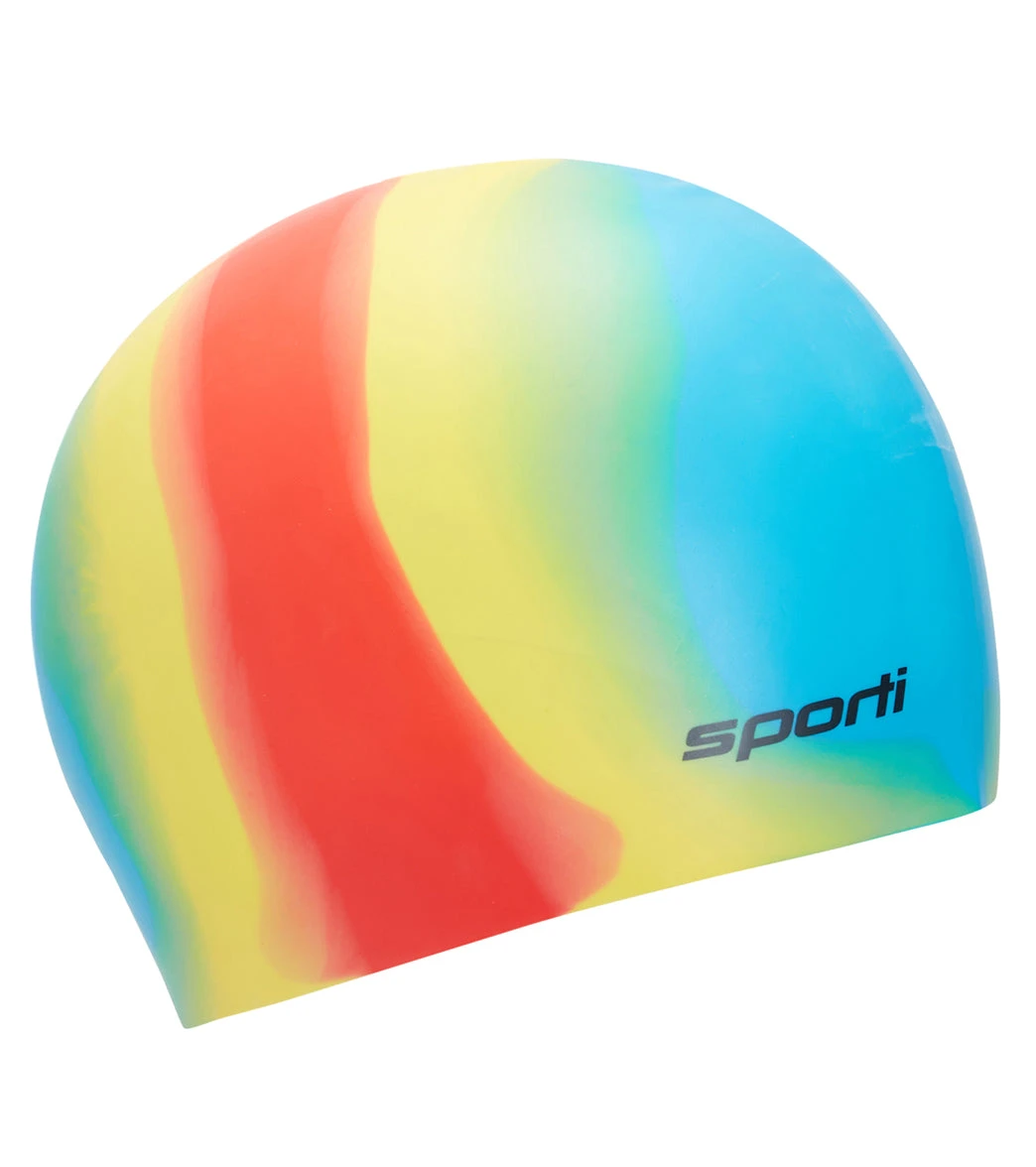 Sporti Long Hair Multi Silicone Swim Cap 12 Sporti Long Hair Multi Silicone Swim Cap - Image 10