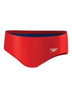 Speedo PowerFLEX Eco Solid Youth Brief Swimsuit -Swimming Equipment Shop 8639214125224 truered 1a