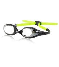 Arena Spider Jr. Mirrored Goggle 35 Arena Spider Jr. Mirrored Goggle -Swimming Equipment Shop 8639275270312 blacksilvergreen