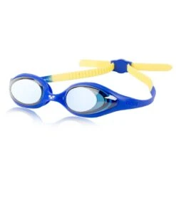 Arena Spider Jr. Mirrored Goggle 30 Arena Spider Jr. Mirrored Goggle -Swimming Equipment Shop 8639275270312 blueblueyellow 1a