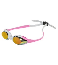 Arena Spider Jr. Mirrored Goggle 24 Arena Spider Jr. Mirrored Goggle -Swimming Equipment Shop 8639275270312 pinkgreypink 1a