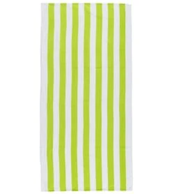 Dohler Cabana Stripes Beach Towel 30" X 60" -Swimming Equipment Shop 8639421317288 lime