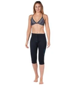 Level Six Women's 0.5MM Convection Neoprene Wetsuit Capri Pant 10 Level Six Women's 0.5MM Convection Neoprene Wetsuit Capri Pant -Swimming Equipment Shop 8639425446056 black 3a