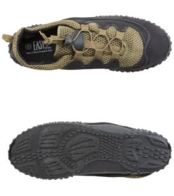 Easy USA Men's Laced Water Shoe -Swimming Equipment Shop 8639456510120 blackolive 4a