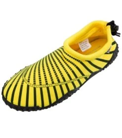 Easy USA Women's Seashell Print Water Shoe -Swimming Equipment Shop 8639456739496 yellow