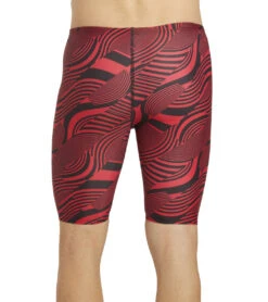 ISwim Swirl Jammer Swimsuit (22-40) -Swimming Equipment Shop 8639584272552 red 8a