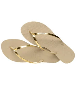 Havaianas Women's You Metallic Sandal 25 Havaianas Women's You Metallic Sandal -Swimming Equipment Shop 8639591055528 sandgreylightgold 4a