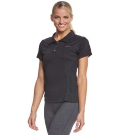 Dolfin Women's Performance Polo Shirt 41 Dolfin Women's Performance Polo Shirt -Swimming Equipment Shop 8639602983080 black 2a
