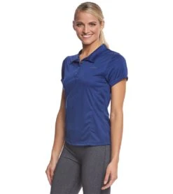 Dolfin Women's Performance Polo Shirt 35 Dolfin Women's Performance Polo Shirt -Swimming Equipment Shop 8639602983080 navy 2a