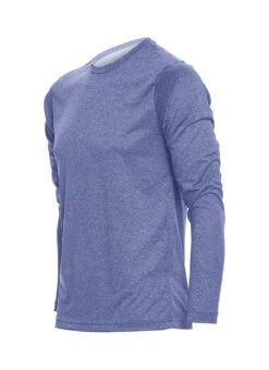 SwimOutlet Men's Long Sleeve Tech T Shirt -Swimming Equipment Shop 8639629983912 trueroyalheather 2a