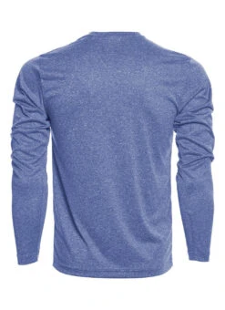 SwimOutlet Men's Long Sleeve Tech T Shirt -Swimming Equipment Shop 8639629983912 trueroyalheather 3a