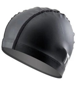 TYR Silicone Comfort Swim Cap -Swimming Equipment Shop 8639645450408 black