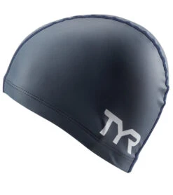 TYR Silicone Comfort Swim Cap -Swimming Equipment Shop 8639645450408 navy 2a