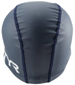 TYR Silicone Comfort Swim Cap -Swimming Equipment Shop 8639645450408 navy 3a