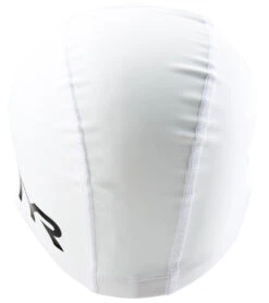 TYR Silicone Comfort Swim Cap -Swimming Equipment Shop 8639645450408 white 3a