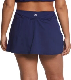 TYR Plus Size Women's Swim Skort 18 TYR Plus Size Women's Swim Skort -Swimming Equipment Shop 8639746080936 navy 3a