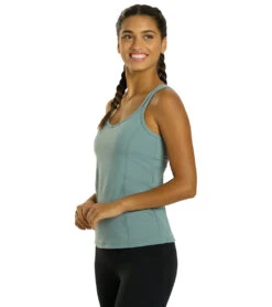 Everyday Yoga Radiant Solid Strappy Back Support Tank 31 Everyday Yoga Radiant Solid Strappy Back Support Tank -Swimming Equipment Shop 8639803457704 basalt 4a