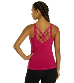 Everyday Yoga Radiant Solid Strappy Back Support Tank 26 Everyday Yoga Radiant Solid Strappy Back Support Tank -Swimming Equipment Shop 8639803457704 plumberry