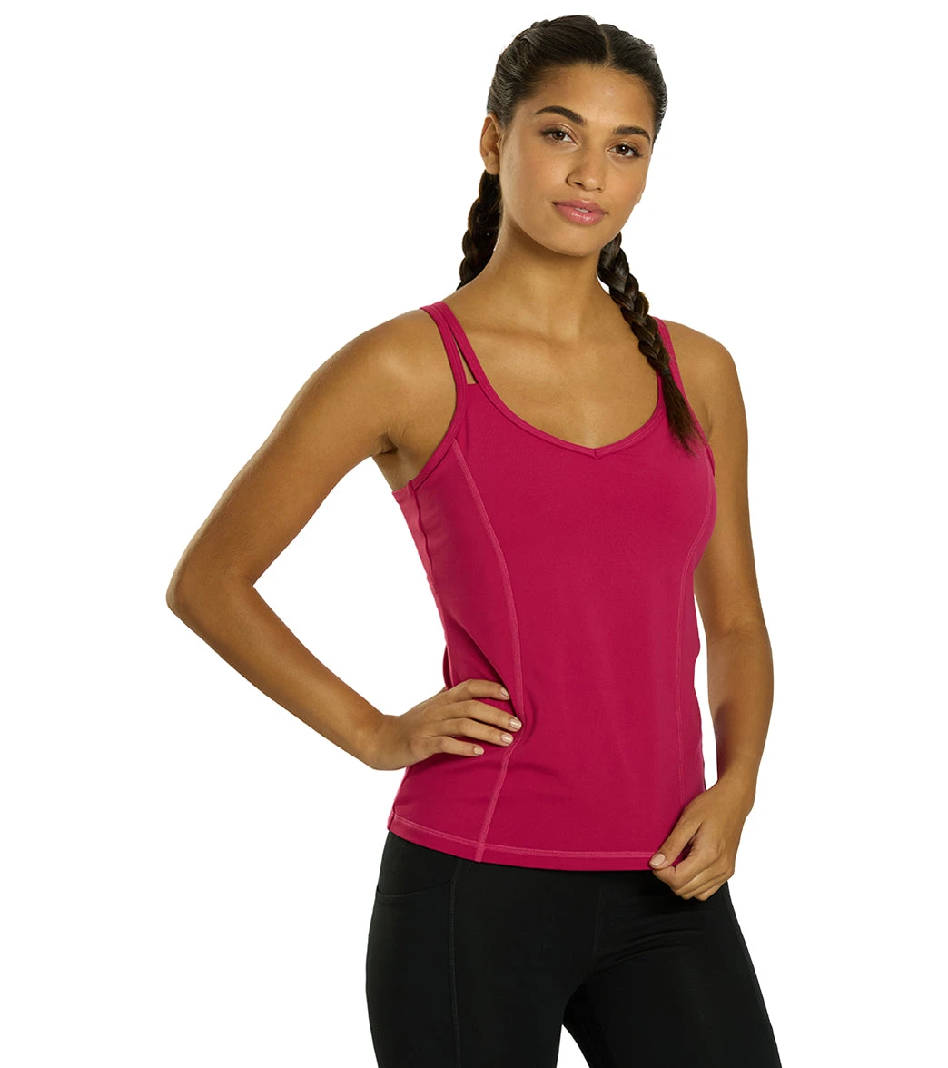 Everyday Yoga Radiant Solid Strappy Back Support Tank 4 Everyday Yoga Radiant Solid Strappy Back Support Tank - Image 2