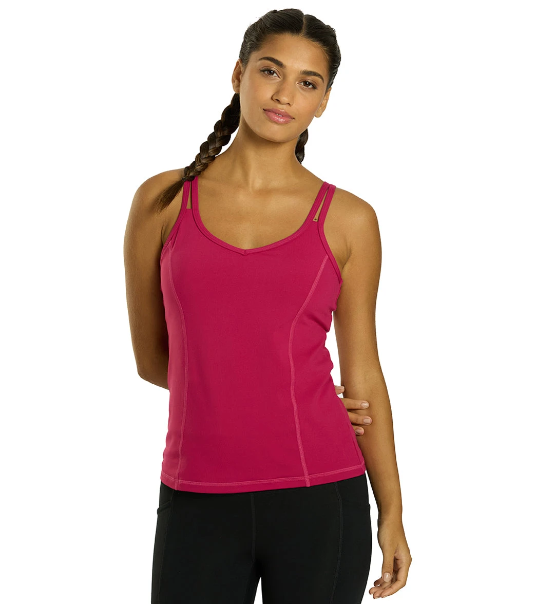 Everyday Yoga Radiant Solid Strappy Back Support Tank 5 Everyday Yoga Radiant Solid Strappy Back Support Tank - Image 3