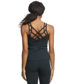 Everyday Yoga Radiant Solid Strappy Back Support Tank 39 Everyday Yoga Radiant Solid Strappy Back Support Tank -Swimming Equipment Shop 8639803457704 trueblack