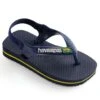 Havaianas Brazil Logo Flip Flop (Toddler) 2 Havaianas Brazil Logo Flip Flop (Toddler) -Swimming Equipment Shop 8639926567080 navybluecitrusyellow 1a