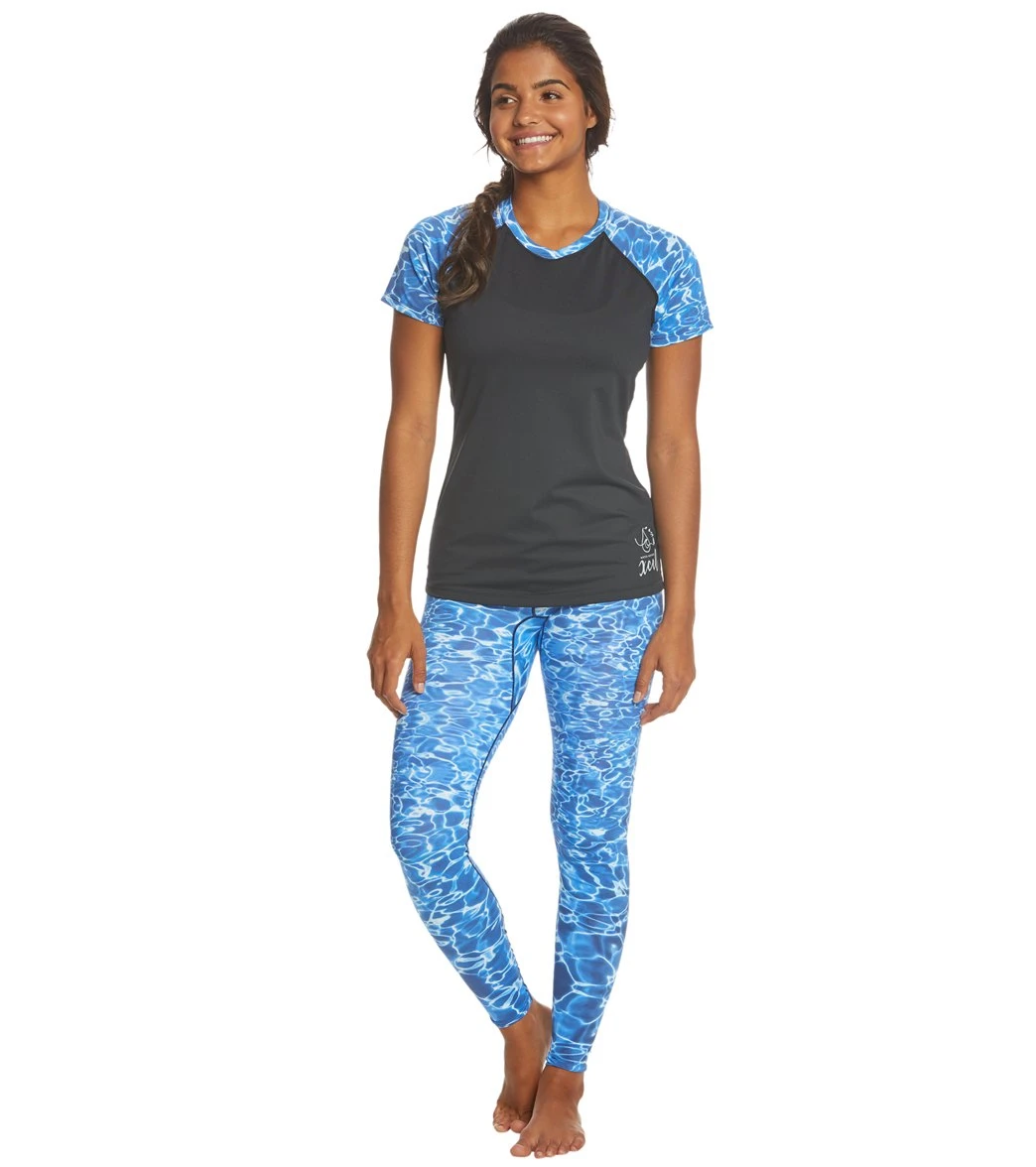 Xcel Women's Ocean Ramsey VentX Short Sleeve Rash Guard 13 Xcel Women's Ocean Ramsey VentX Short Sleeve Rash Guard - Image 11