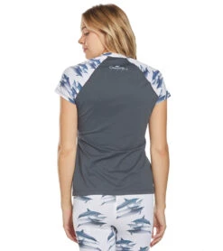 Xcel Women's Ocean Ramsey VentX Short Sleeve Rash Guard 19 Xcel Women's Ocean Ramsey VentX Short Sleeve Rash Guard -Swimming Equipment Shop 8639993544872 graphitedolphin 3a