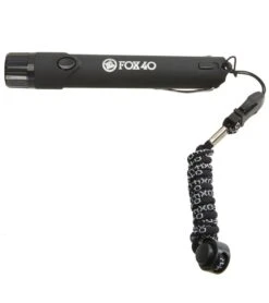 Fox 40 Mini Electronic Whistle W/ Lanyard -Swimming Equipment Shop 8640078643368 black