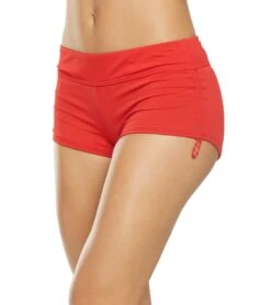 TYR Women's Guard Della Short -Swimming Equipment Shop 8640168165544 red 5a